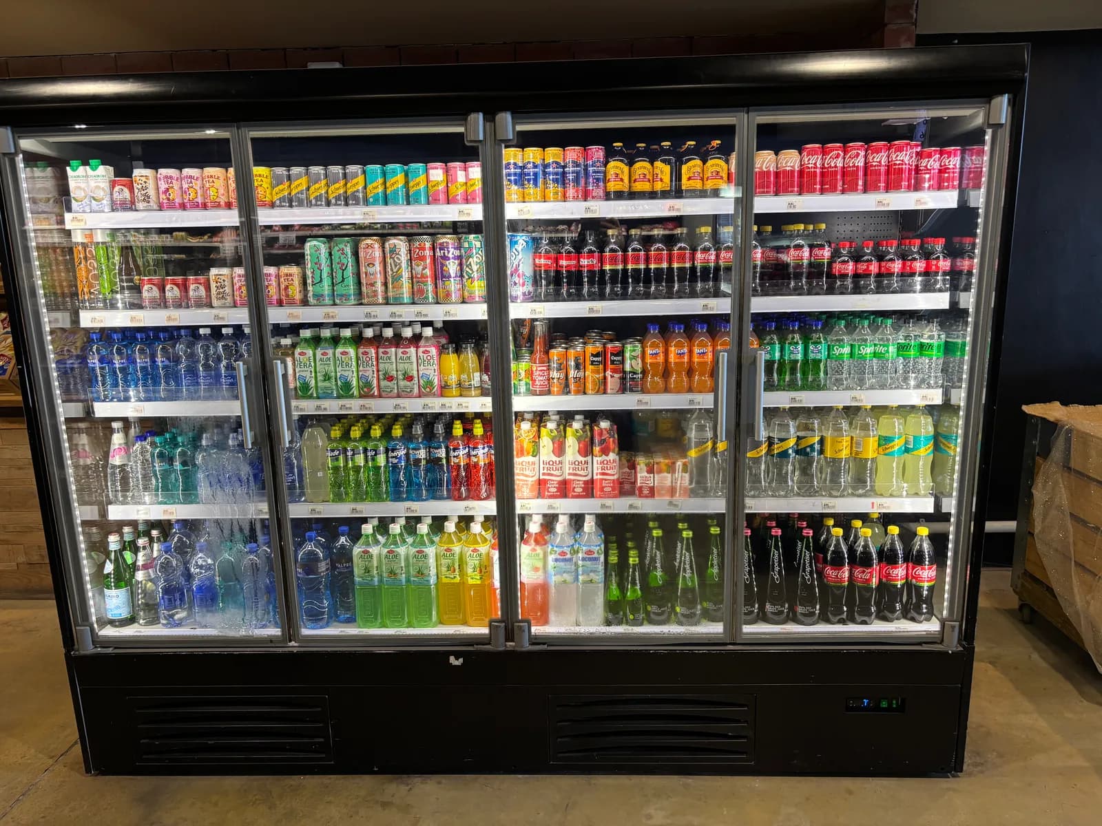 Bottle cooler unit